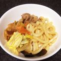 ほあちん's cooksnap of when they made ◆簡単♡おうどん入りすき焼き煮◆.