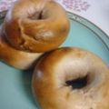 7chocolate's cooksnap of when they made 手捏ねなのに簡単！野菜ジュースでべーグル.