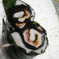 鬼嫁ちーちゃん's cooksnap of when they made ★海苔の野望★ちくわの海苔巻き.