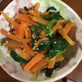 ★かおっち★'s cooksnap of when they made ニラとにんじんの和え物*.