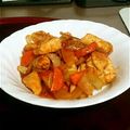 yuu7424's cooksnap of when they made 鶏むね肉のチリソース炒め.
