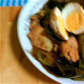 目指せ美白's cooksnap of when they made 柔らか手羽元の昆布と長ねぎの煮物♪.