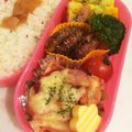 りんごとみかん♬'s cooksnap of when they made お弁当に★ポテトとウインナーのチーズ焼き.