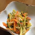 huto☆'s cooksnap of when they made ∮じゃこ入り✰彡人参とセロリのきんぴら∮.