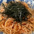 つむぎんとゆっこ's cooksnap of when they made レンジでチン！まさかのキムチパスタ！.