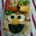 りっきーママ♪'s cooksnap of when they made ＊キャラ弁＊ペタペタエルモ弁当.