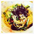 Gigi✨'s cooksnap of when they made ほうれん草と梅ジャコパスタ　どすぇ.