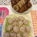 あきとｍａｍａ's cooksnap of when they made ✿手作りいかしゅうまい✿.