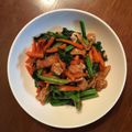 ようこのうま's cooksnap of when they made ほうれん草と油揚げの炒め物.