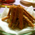 ふじじまさ's cooksnap of when they made うちの☆ごぼう揚げ☆.