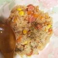 yone_emi's cooksnap of when they made 超絶☆簡単♪炊飯器で☆ソーセージピラフ.