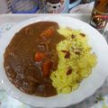 パピちゃん♥️'s cooksnap of when they made カレーのごはん♪ターメリックバターライス.