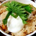 Natabon's cooksnap of when they made 簡単！鳥もも＆しめじの混ぜご飯(・ω・).
