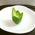 Hirarinn☆'s cooksnap of when they made ☆お刺身が映える！胡瓜の飾り切り①☆.