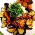 fntr's cooksnap of when they made さっぱりダレで　なすと鶏の揚げ物.