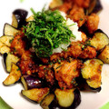 fntr's cooksnap of when they made さっぱりダレで　なすと鶏の揚げ物.