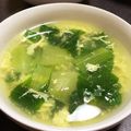ニョロッと's cooksnap of when they made チンゲン菜と卵のとろとろスープ.