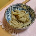 えこぶぅ's cooksnap of when they made 切り方一工夫！絶品❤レンコンのすりゴマ煮.