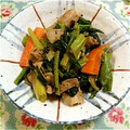 SunnyMaple's cooksnap of when they made ☆小松菜と豚肉のオイマヨ炒め☆.