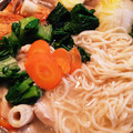 パンちょー's cooksnap of when they made やさしい鶏塩鍋＆〆のにゅうめん.