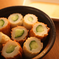 BiwacoJune's cooksnap of when they made ちくわときゅうりのからし醤油マヨ.