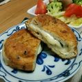 どらんかー's cooksnap of when they made ズボラ簡単！ひりょうずのチーズサンド.