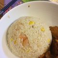かいや's cooksnap of when they made 炊飯器で簡単！ガーリックエビピラフ.
