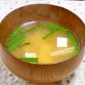 カヌレ３１４'s cooksnap of when they made 風邪予防◎ニラ納豆・えのき・豆腐の味噌汁.