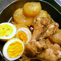 yomechann's cooksnap of when they made 鶏手羽先と卵と大根の煮込み.