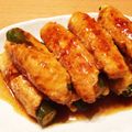 irorororo's cooksnap of when they made オクラのつくね巻き～♪.