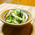 まりみぃ's cooksnap of when they made すし酢できゅうりとちくわの酢の物.