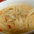 彩菜と藍のママ's cooksnap of when they made J家の簡単ミルクうどん.