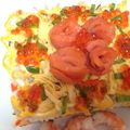 moguhime's cooksnap of when they made ちらし寿司ケーキ風雛まつり.