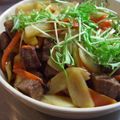 ちゃんな's cooksnap of when they made 牛肉とじゃがいもの炒め物.