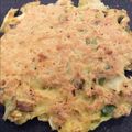 johndy's cooksnap of when they made 市販の粉より美味しいお好み焼き.