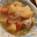 流浪の民's cooksnap of when they made 新じゃがと新玉ねぎの鶏肉じゃが.