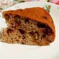 うさうさまろん's cooksnap of when they made 炊飯器で♪クルミ＆チョコ入りおからケーキ.