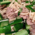 りりこどん's cooksnap of when they made 不思議と美味しい-きゅうりとエノキ炒め.