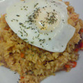 ひこぴーちゃん's cooksnap of when they made 懐かしい給食の★炊き込みカレーピラフ.