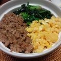 サンタポンチ's cooksnap of when they made 塩糀・甘糀で作る三色丼.