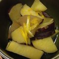 aimama035's cooksnap of when they made サツマイモとリンゴのユズ風味.