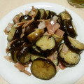 なつＰ's cooksnap of when they made ナスとベーコンのしょうゆ炒め.