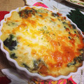 にゃんめぐさん's cooksnap of when they made 牡蠣とほうれん草の豆乳グラタン.