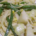 Rick_t's cooksnap of when they made ♥簡単じゃがいもといんげんの豆乳パスタ♥.