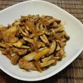gongmei's cooksnap of when they made 豚ヒレ肉とキノコのにんにく黒酢炒め.