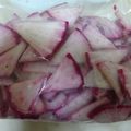 さっちゃん３２'s cooksnap of when they made 【農家のレシピ】かぶの即席☆昆布茶漬け.