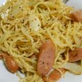 arcoisis's cooksnap of when they made にんにくと卵のスパゲッティ.