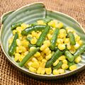 ちべターリー's cooksnap of when they made ～彩りに～　いんげんとコーンのバター炒め.
