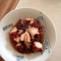 horseland's cooksnap of when they made 生ダコから作る圧力鍋でたこのやわらか煮.