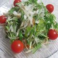 hirotofumi's cooksnap of when they made 水菜とちくわの塩ドレッシングサラダ☆.